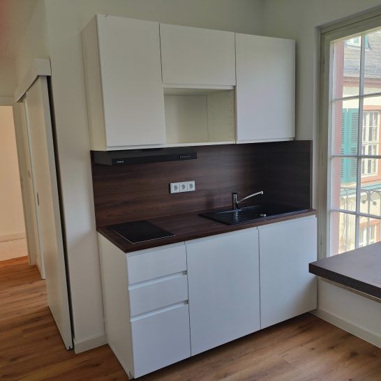 Beispiel eines Apartments: Küchenzeile